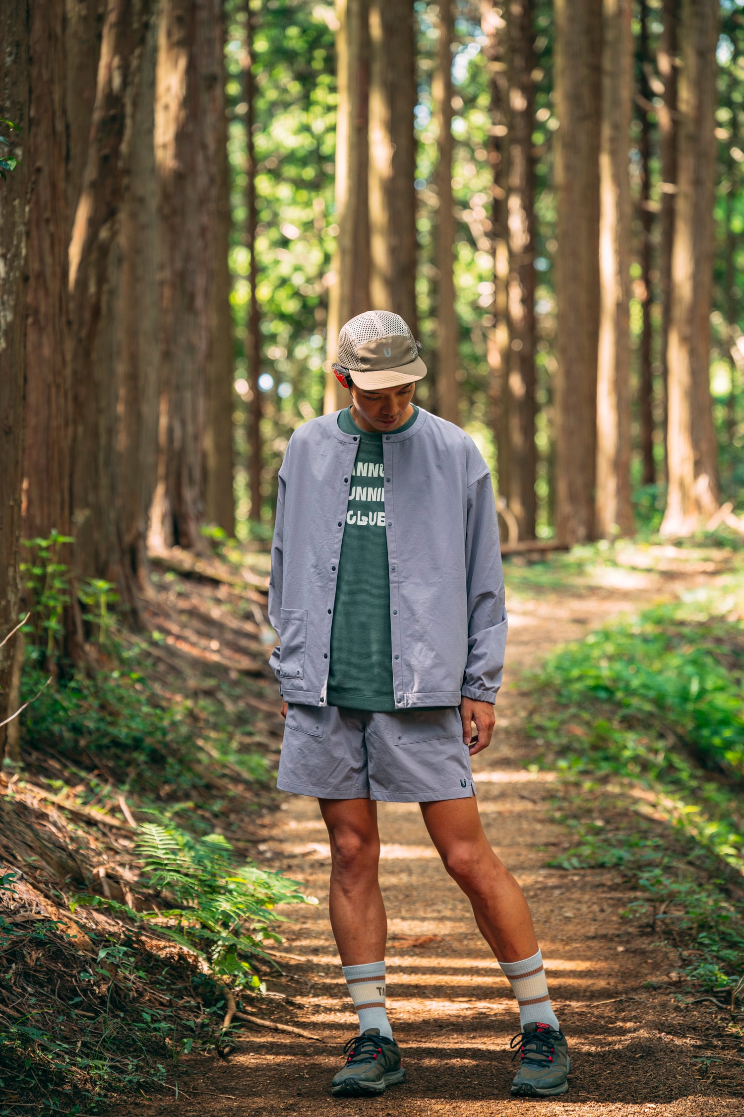 Andante Short：Color Kale | TANNUKI Running Wear Shop