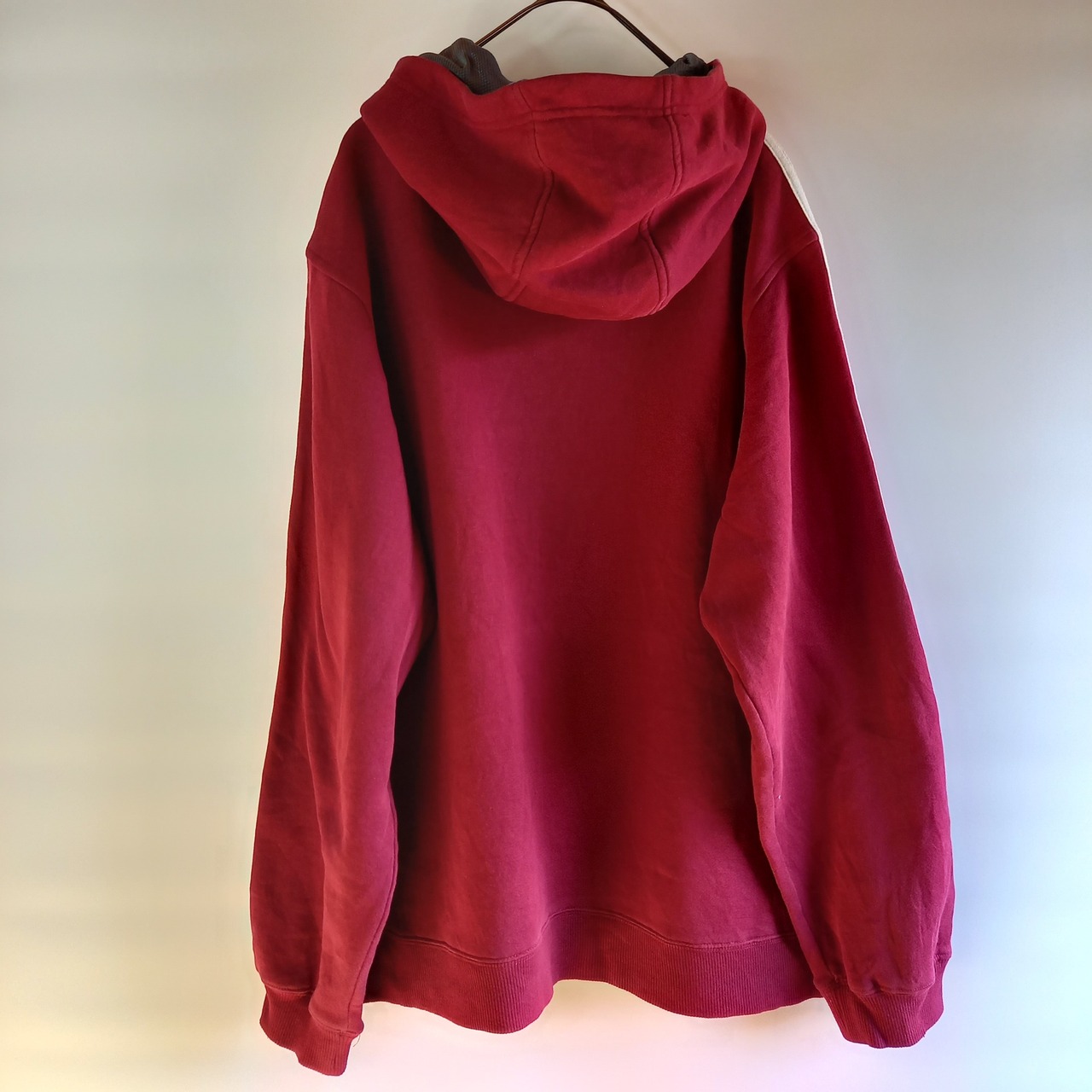 00s　アディダス　プルオーバー　スウェット　フーディー　ビッグロゴ