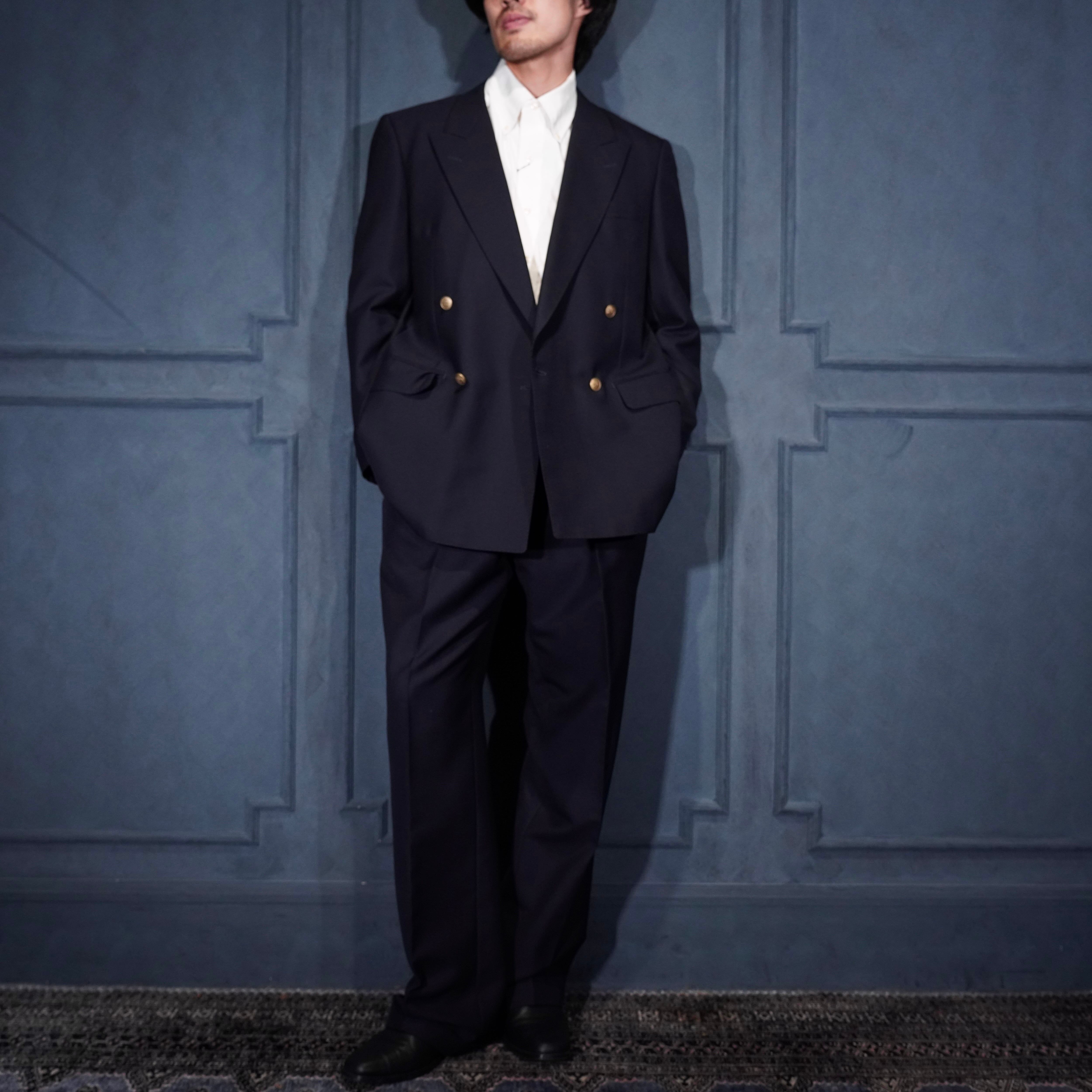 Burberrys GOLD BUTTON NAVY COLOR BRAZER/バーバリーズ金ボタン紺ブレ