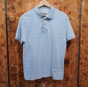 polojeans ralphlauren ボーダー ポロシャツ L/ポロジーンズ ラルフローレン