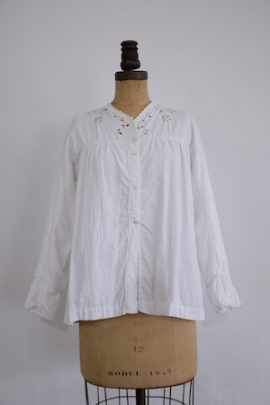 [antique]20s french antique cotton blouse