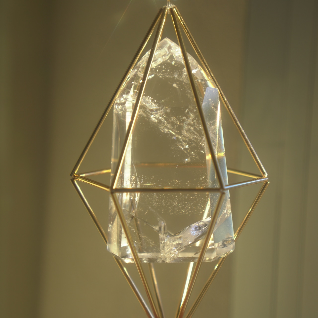 Aura - Lemurian seed crystal / ジェムピラー / Gem Pillar Interior Jewelry