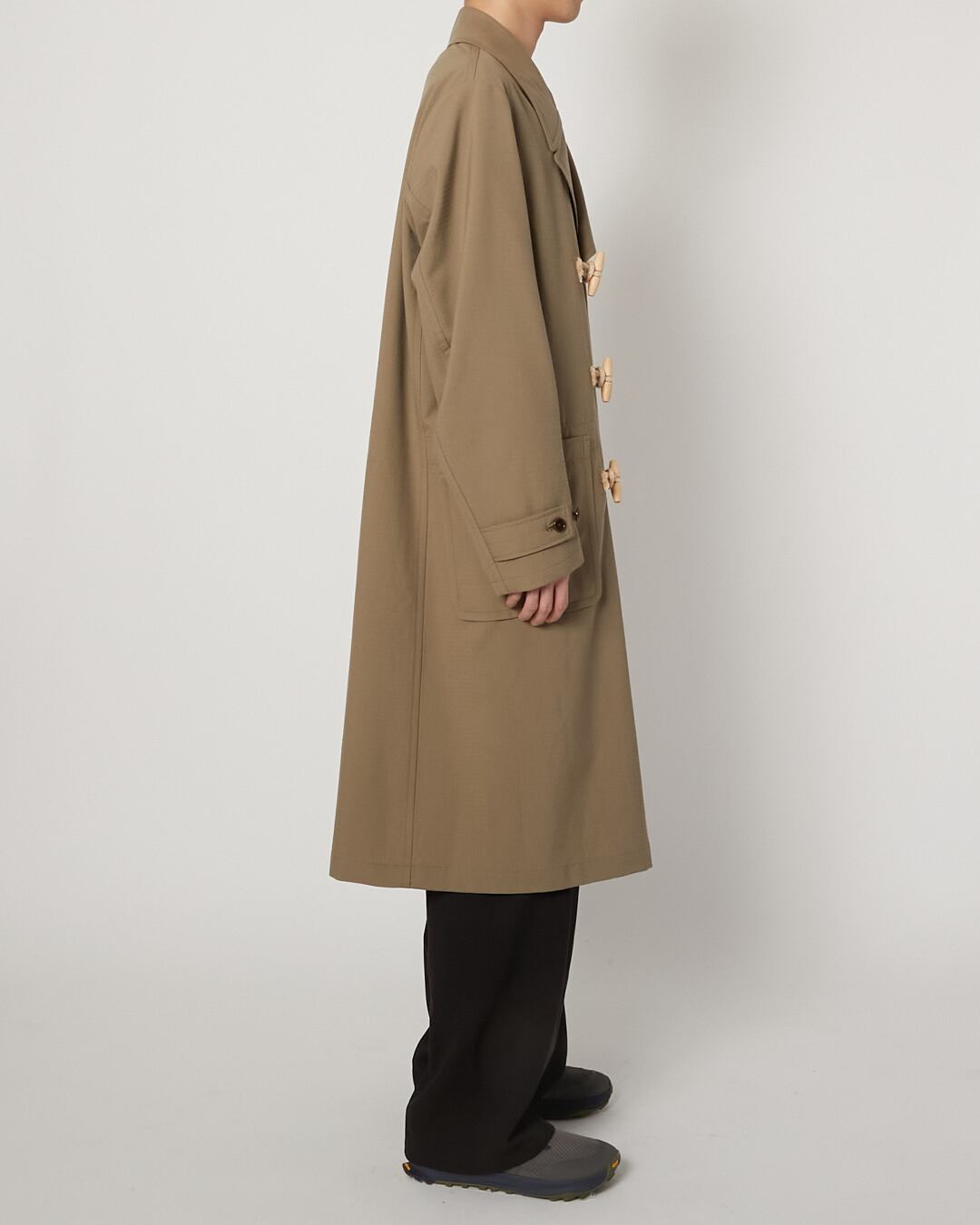product twelve / High Count Wool Ripstop Duffle Coat | GANKO