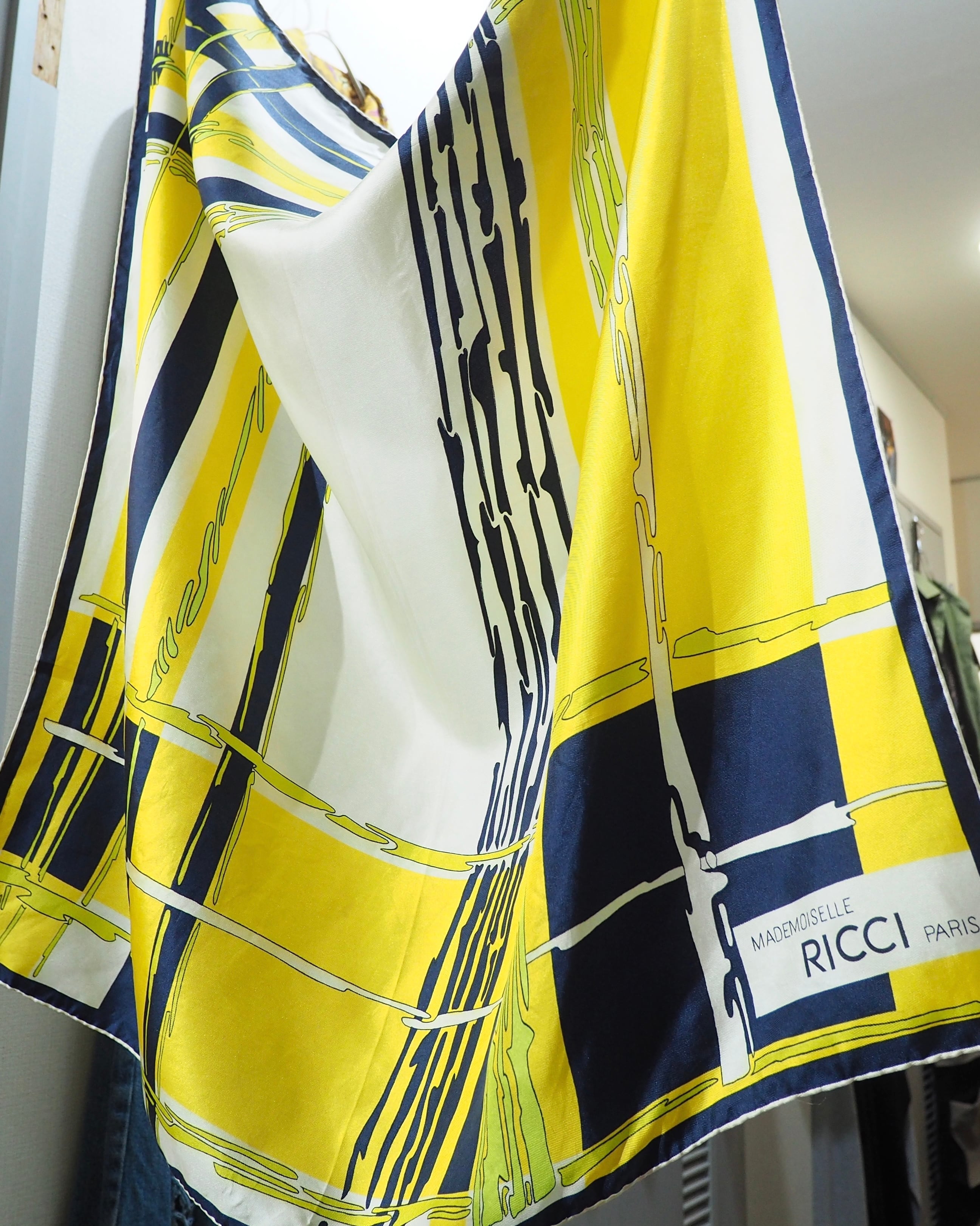 " Made in France " vintage silk scarf