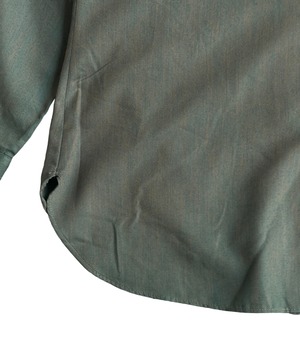 Vintage 60s Arrow loop collar shirt -Deep Green-