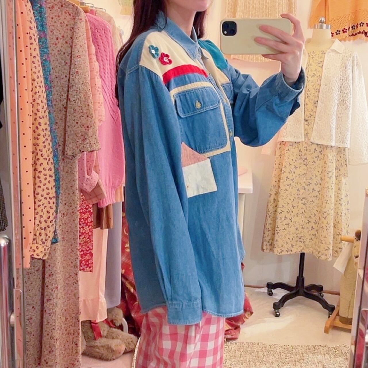 remake ✂︎ dwarf's room patchwork shirt