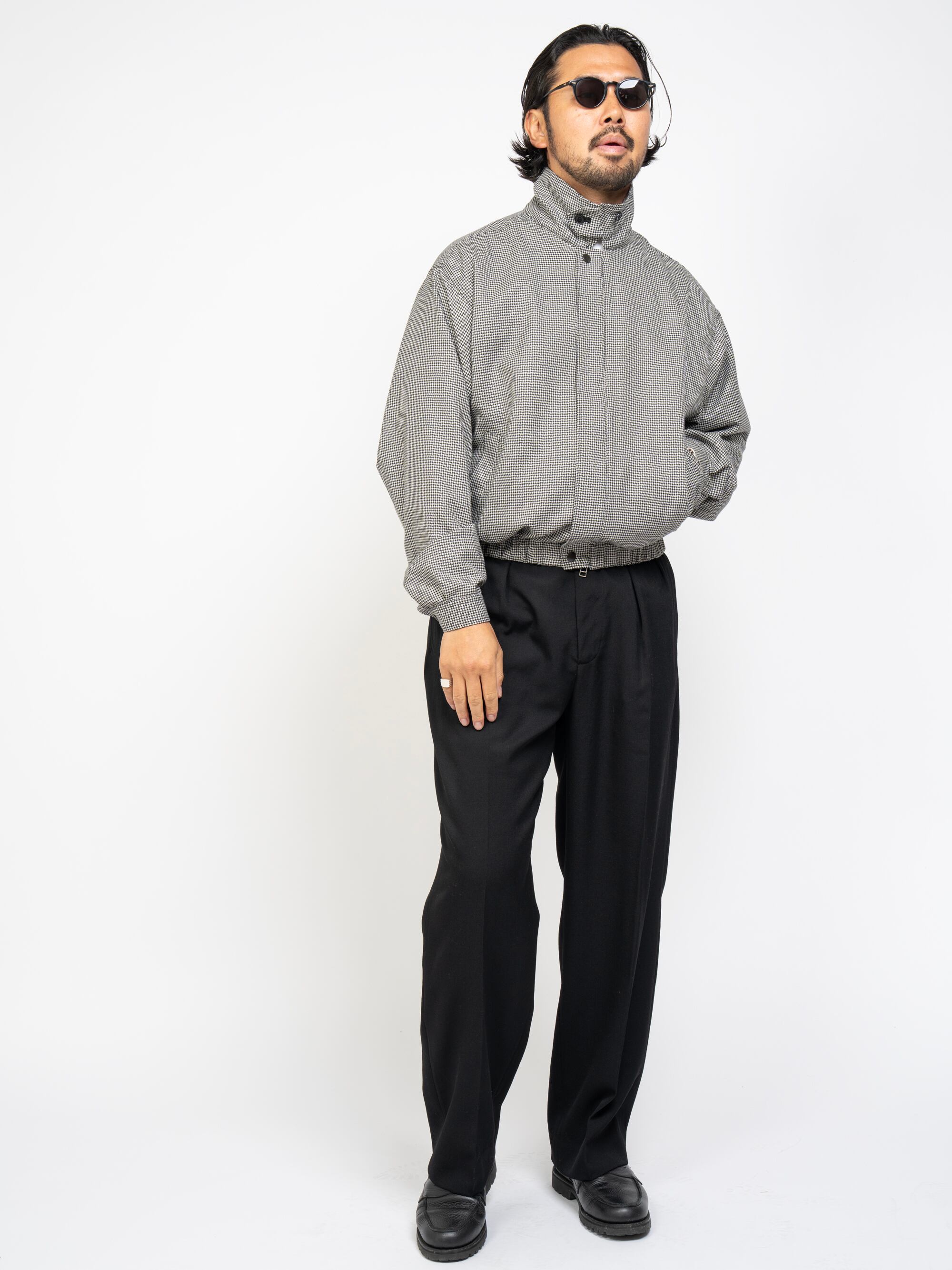 KAJA HOUNDSTOOTH HARRINGTON JACKET | KAJA