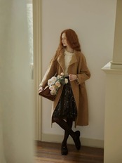 Rêverie Embroidery Frill Lace Collar Blouse F0847
