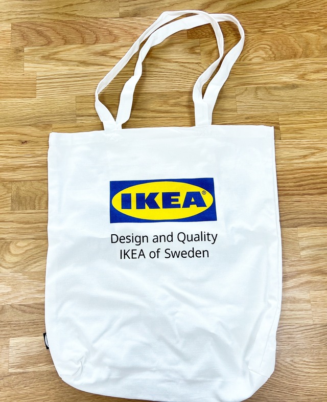IKEA布製バッグ　ホワイト