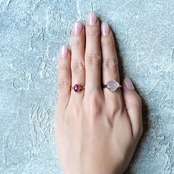 SINGLE STONE NON-ADJUSTABLE RING 125