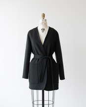 〈Hermès by martin margiela〉Belted collarless jacket