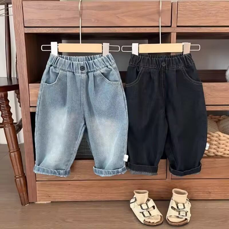 2color ベビーボタンデニム