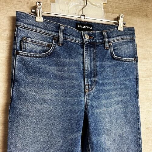 BALENCIAGA バレンシアガ 19SS Cut Off Straight Denim Pants デニム 