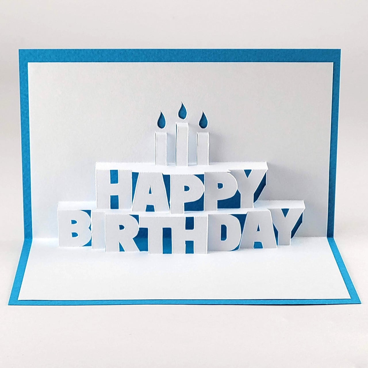 ポップアップカード】HAPPY BIRTHDAYの文字が飛び出す！バースデー