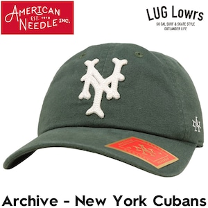 AMERICAN NEEDLE アメリカンニードル キャップ メンズ レディース ベースボールキャップ ローキャップ 帽子 ニグロリーグ New York Cubans Archive SMU694E-NYC GREEN 日本代理店正規品