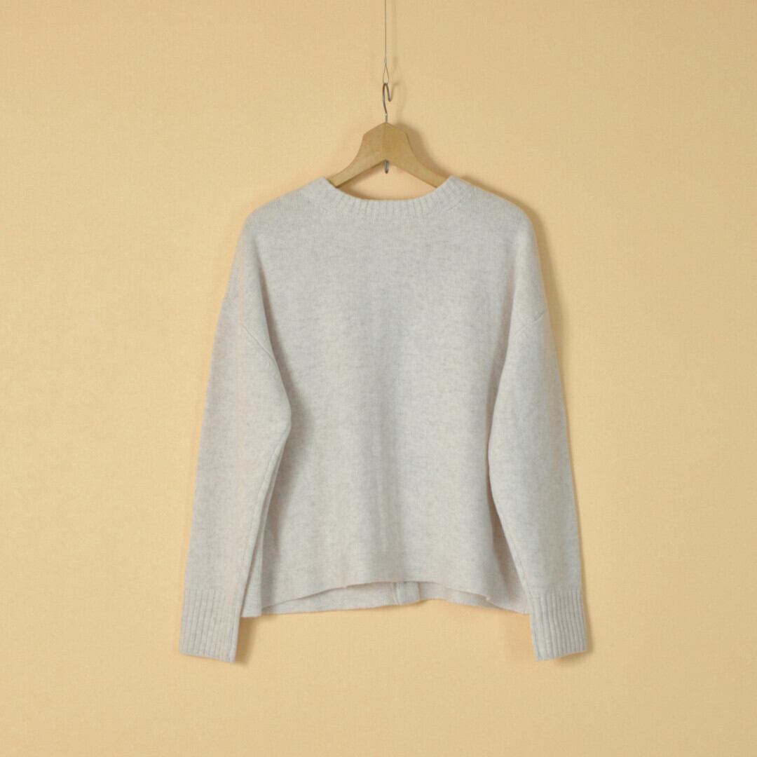 prit プリット 2ウエイウールカーディガン・オートミール杢