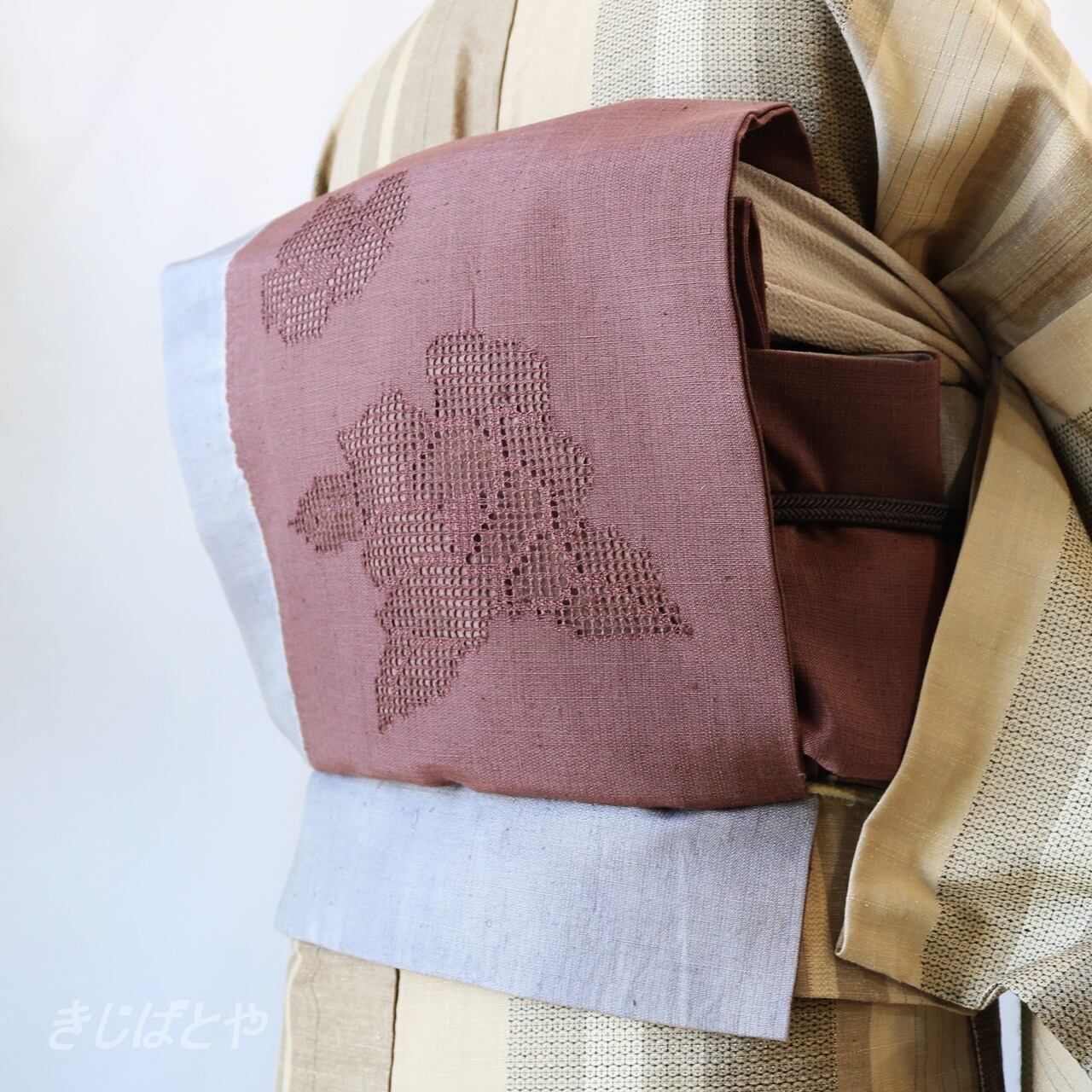 O様ご予約品】濃紺の紬に合わせる帯+小物コーデセット | きじばとや