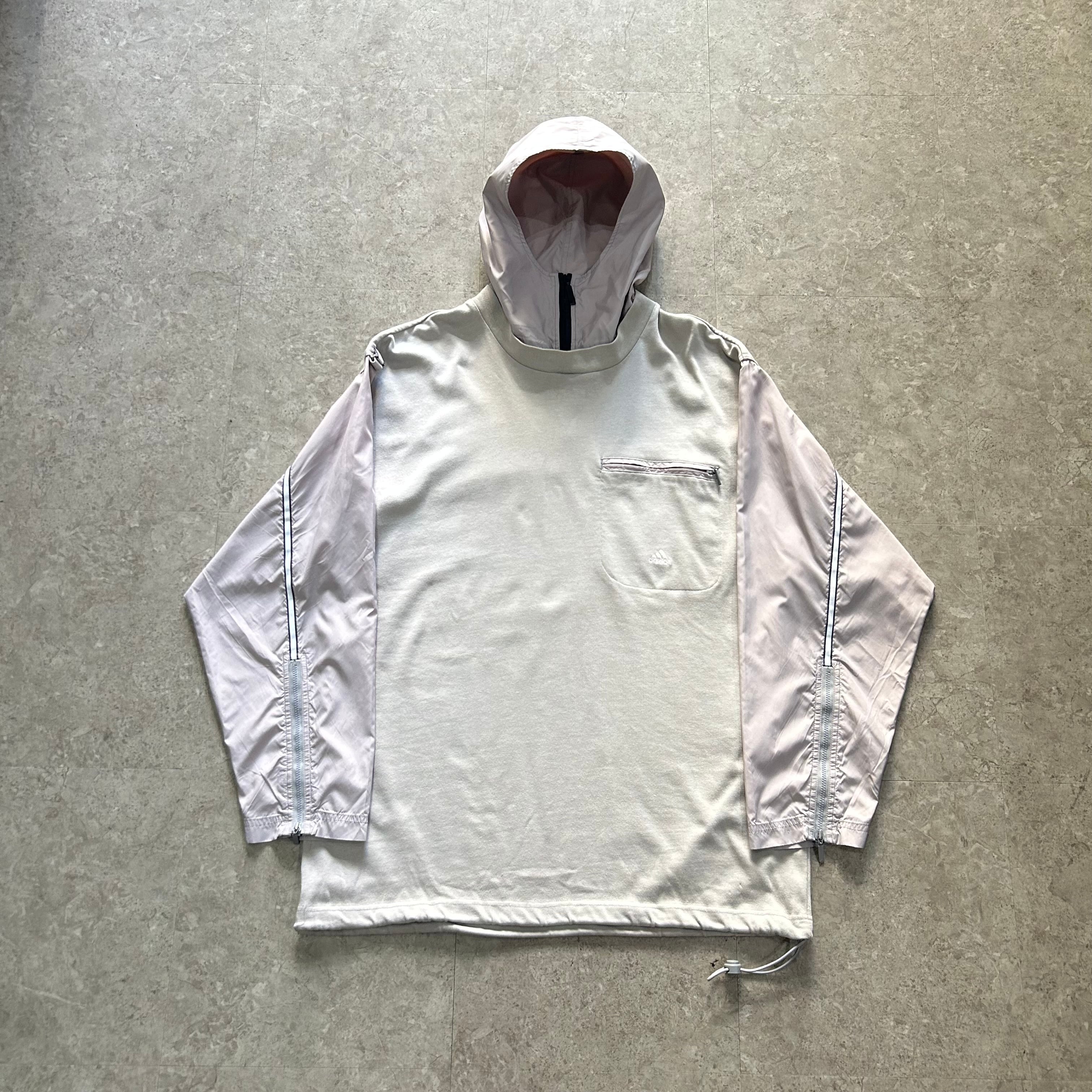 2000s Euro adidas layered gimmick nylon jacket【仙台店】