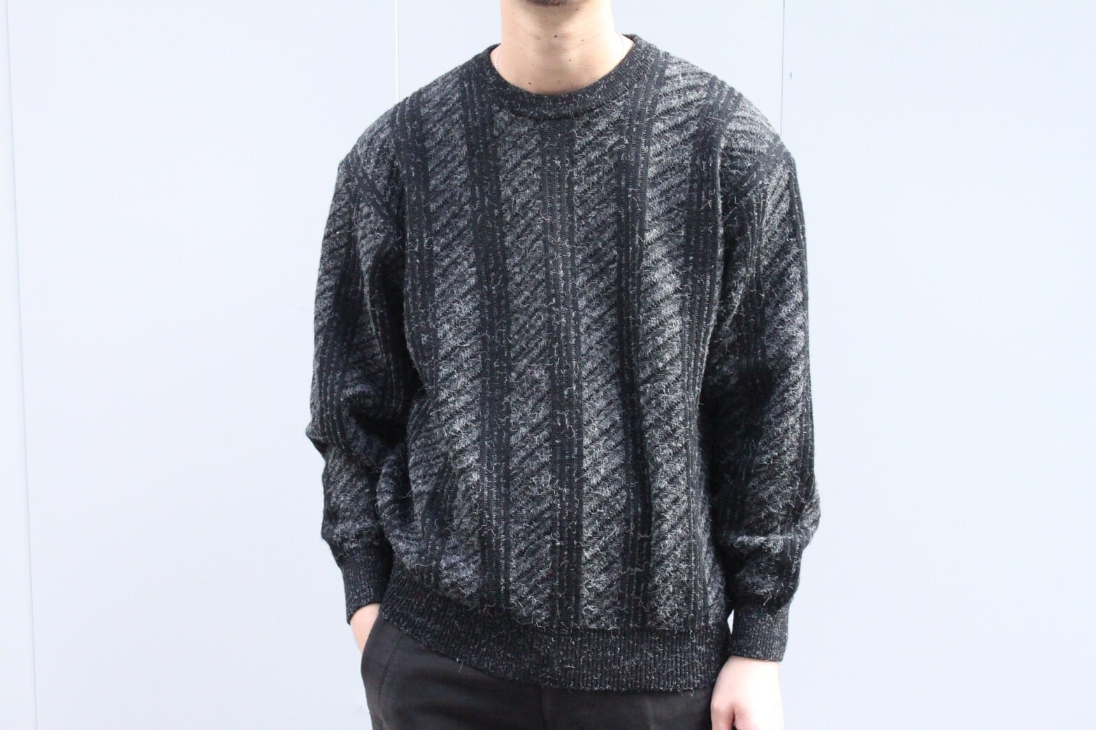 80s (82~89) ISSEY MIYAKE Wool Knit 筆タグ | VOLAR