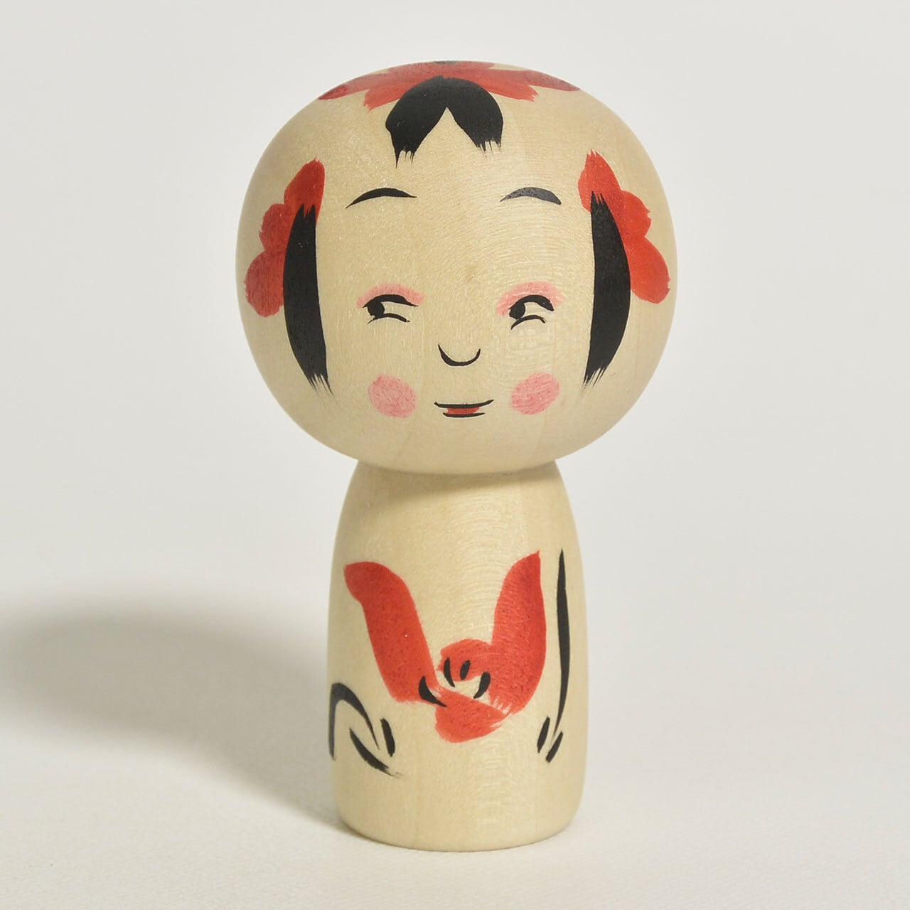 ももパフェちゃんこけし 約2寸 約6cm 鈴木明 工人（作並系）#2568