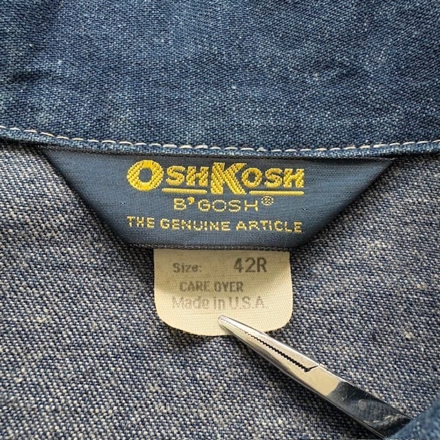 OSHKOSH B'GOSH】オシュコシュ カバーオール デニムジャケット USA製