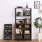 ヴィンテージ マルチキャビネット 奥行22cm スリム設計 転倒防止用金具付き