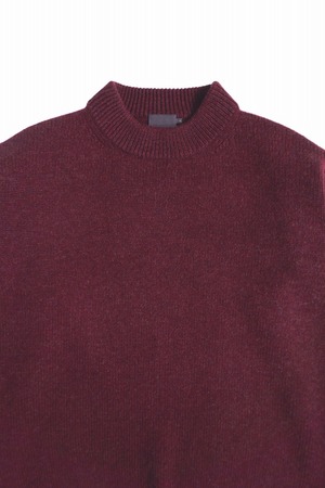 Hand Framed Super Merino Mock P/O