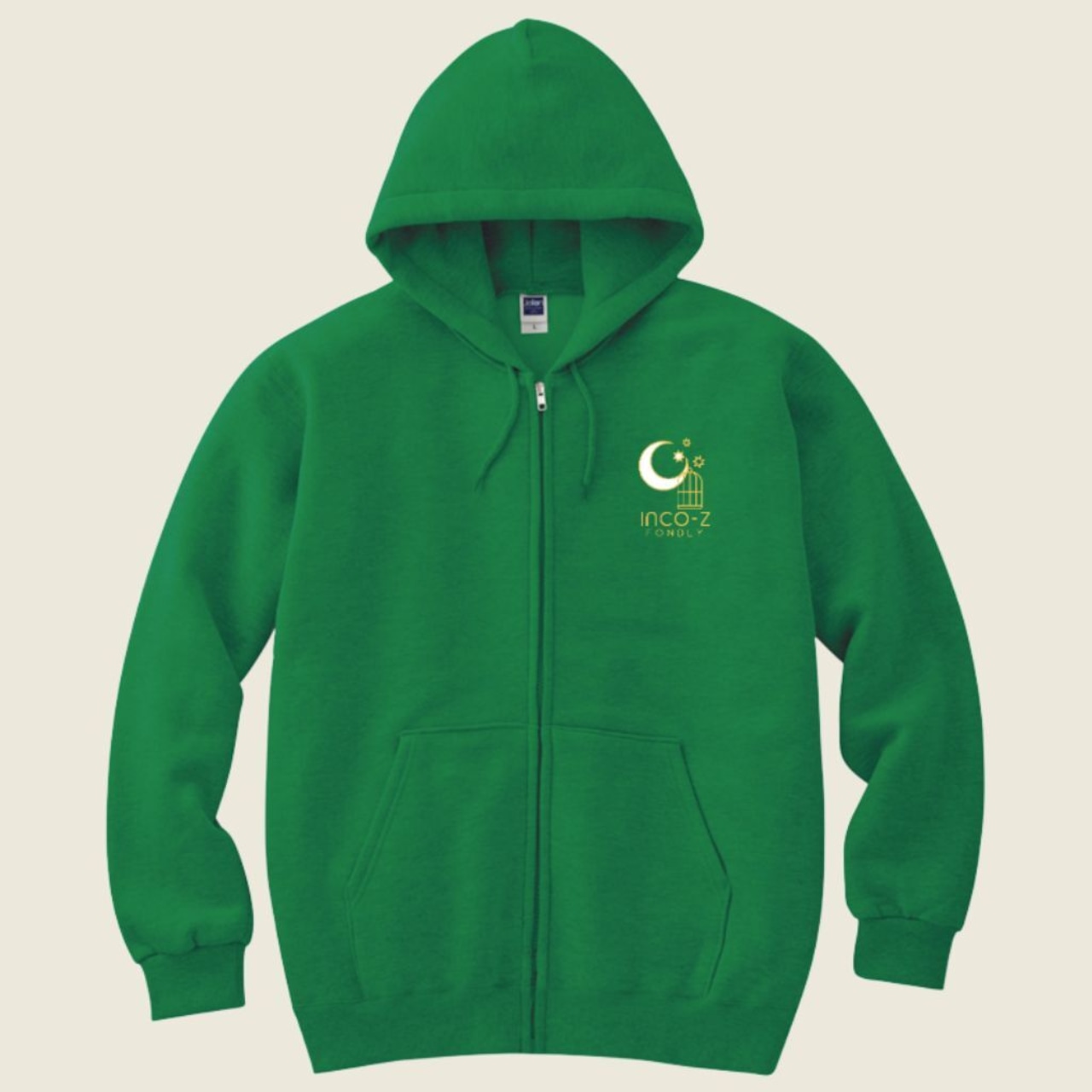 inco-z | ジップアップパーカー okame fondly design In00041