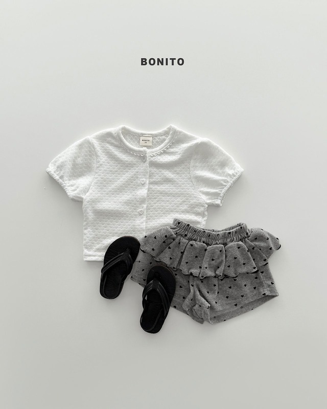 《予約》送料無料【BONITO】mini heart frill shorts