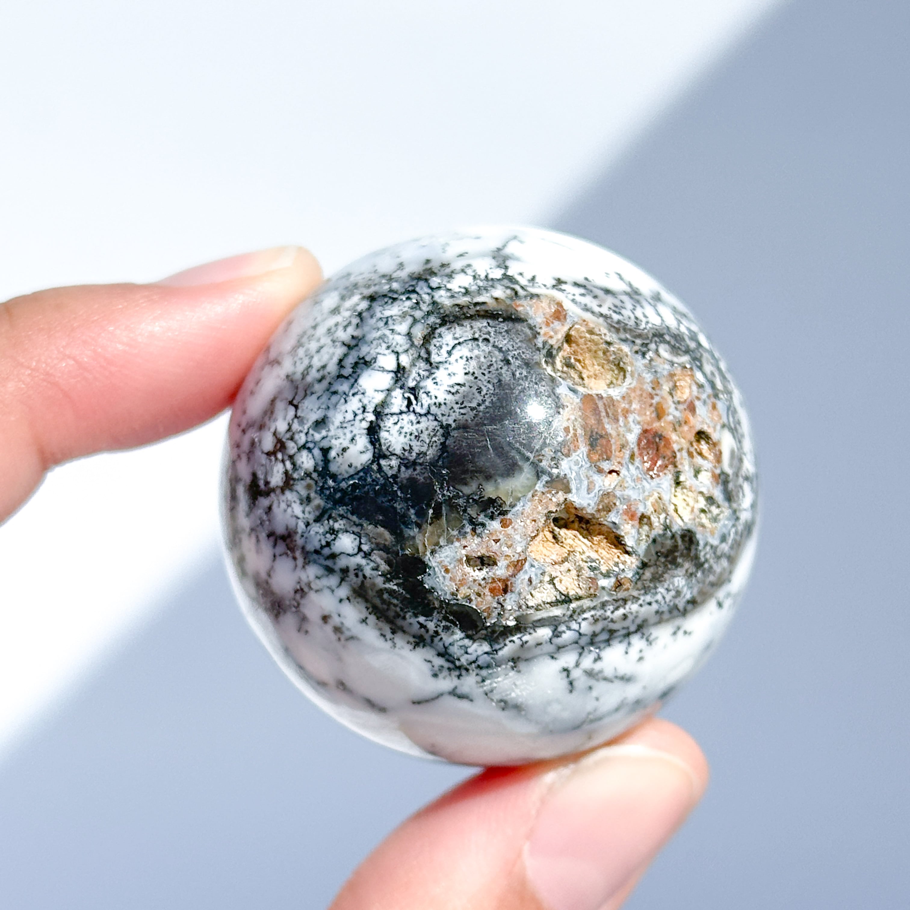 デンドリティックアゲート スフィア51◇ Dendritic Agate ◇天然石