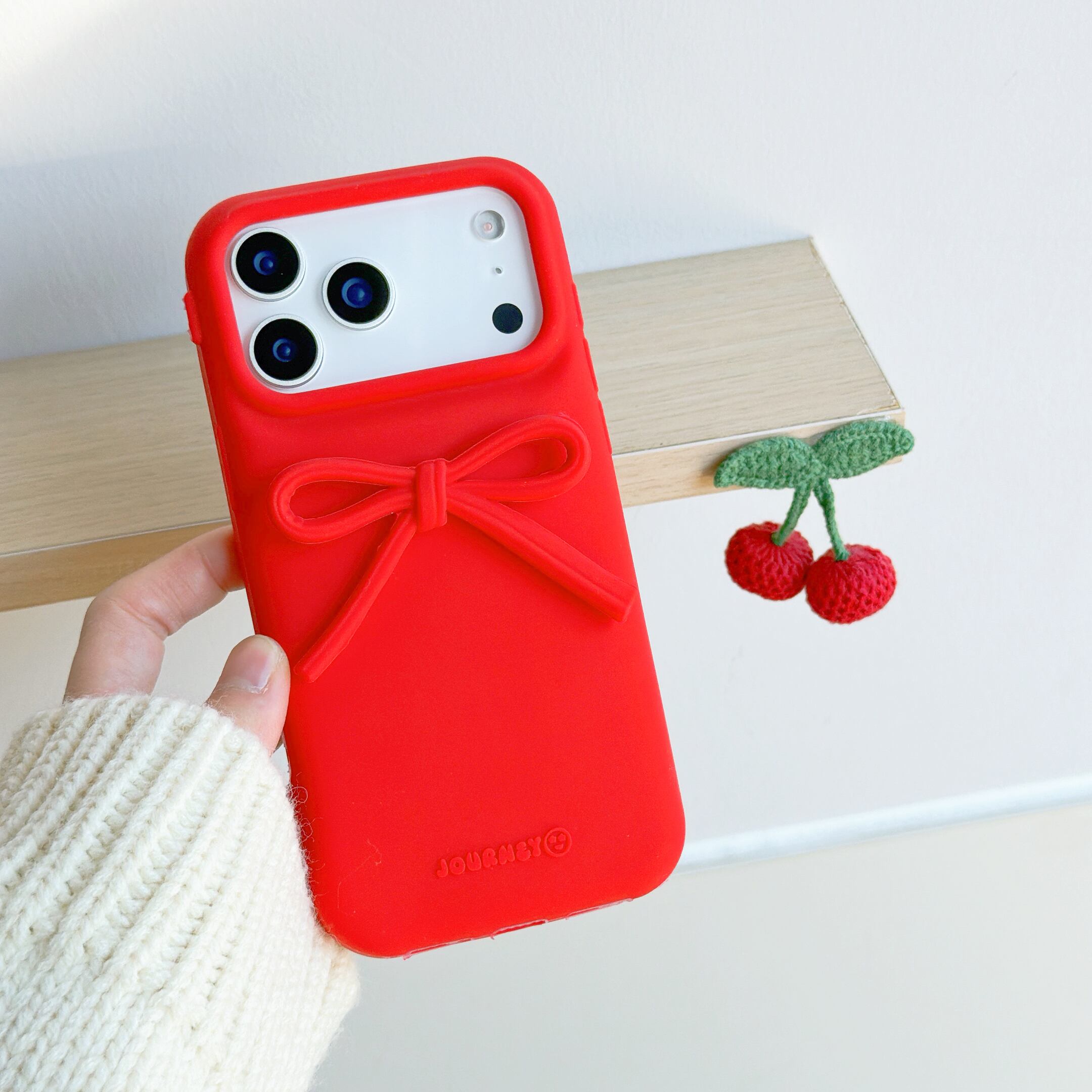 リボン iPhone 18 17 16 15 14 13 ケース シリコン かわいい 立体