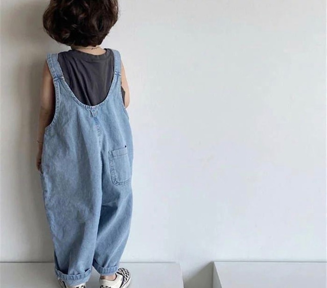 【予約品】デニムオーバーサロペット