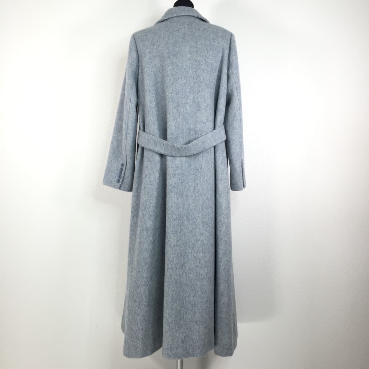 AMERI アメリ 20AW UNDRESSED BACK FLARE COAT Aラインロングメルトン 