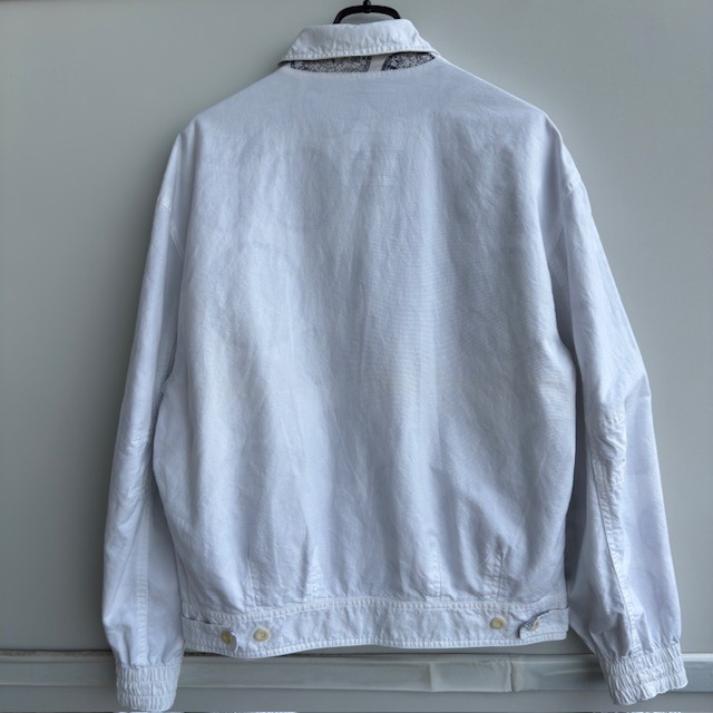 VALENTINO ヴァレンティノ ジップジャケット ゾディアックプリント 80s リバーシブル 古着 画像4