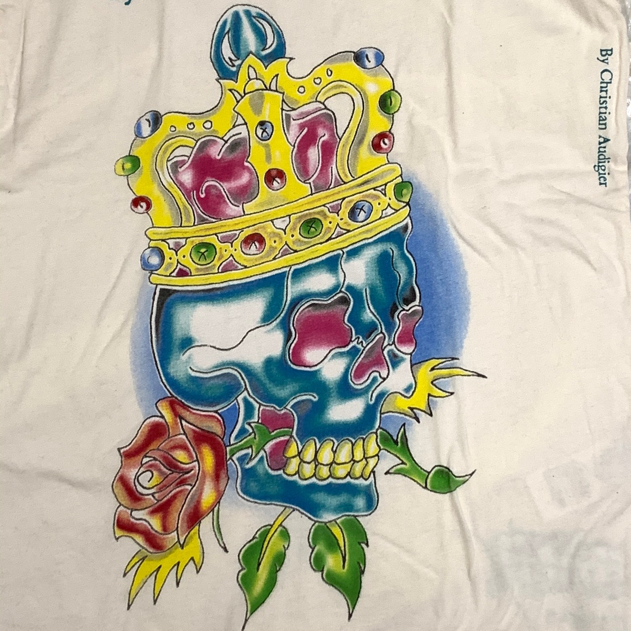 送料無料【used【ED Hardy by Christian Audigier エドハーディ T 