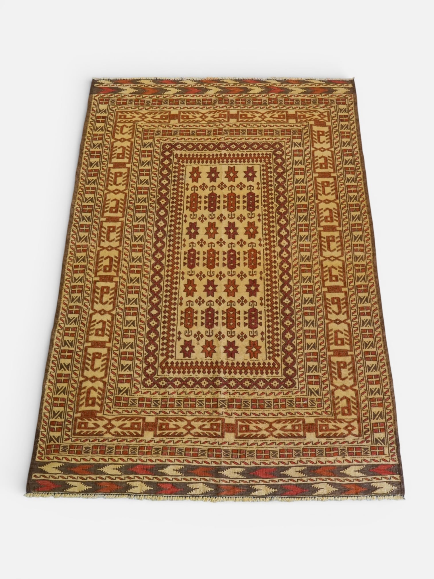 116×78cm ペルシャ手織り絨毯 ナイン産 | Decorworks