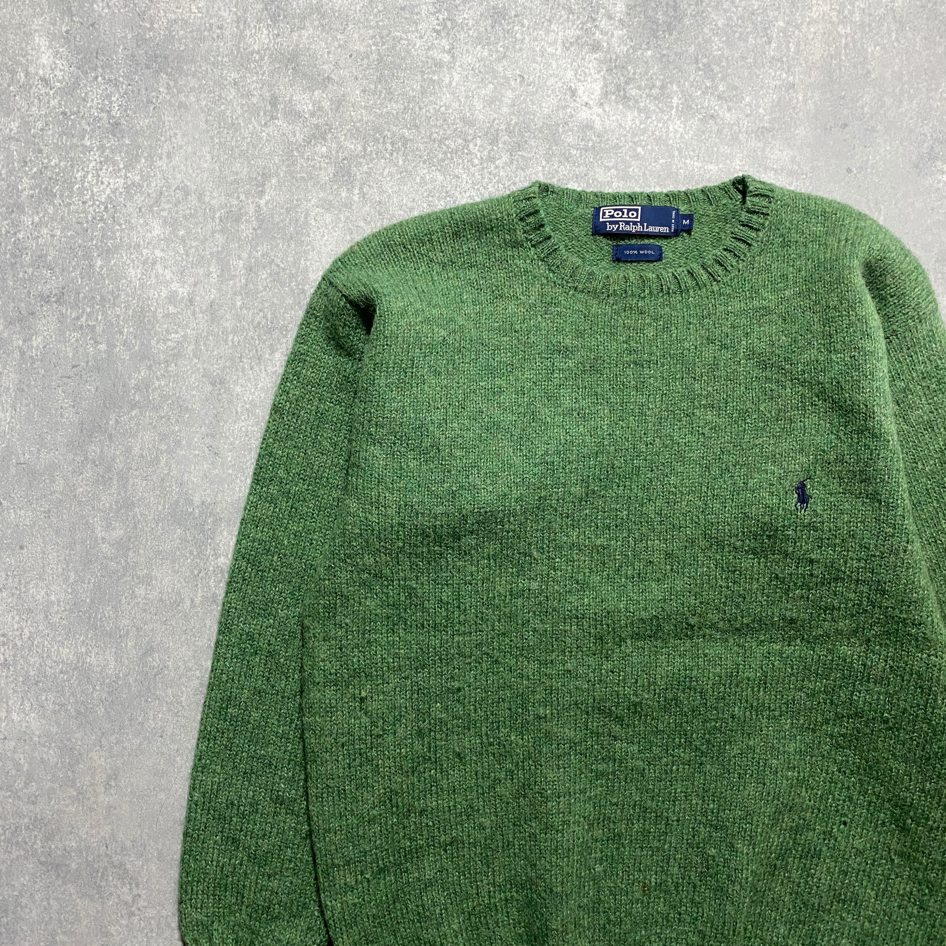 ☘️ポロラルフローレン☘️ポロベアニット　セーター　ワンポイント刺繍ウール100 3