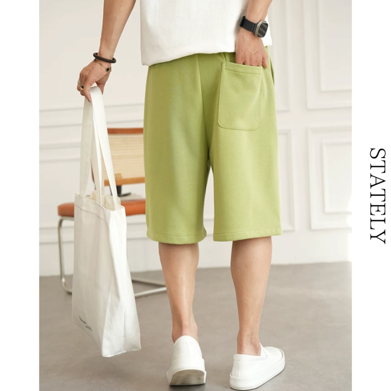 Relax Half Sweatショーツ/3color_B120・画像6