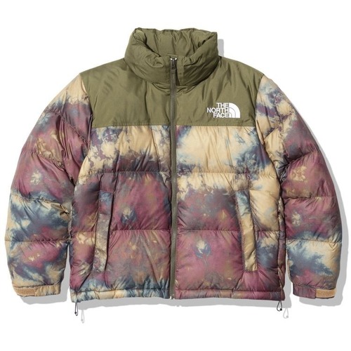 THE NORTH FACE (ザノースフェイス) レディース ショートヌプシジャケット ダウンジャケット (IA) アイスダイアンテロープタン  NDW92234