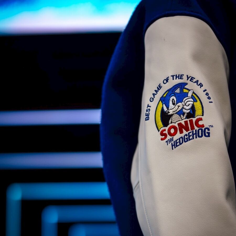 SAINT Mxxxxxx】SM-HR1-0000-C63/SG_VARSITY JKT/SAINT SEGA/BLUE | AYIN