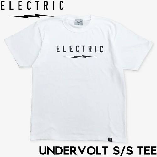 ELECTRIC エレクトリック 半袖Tシャツ UNDERVOLT S/S TEE ECT02 WHT 日本代理店正規品L