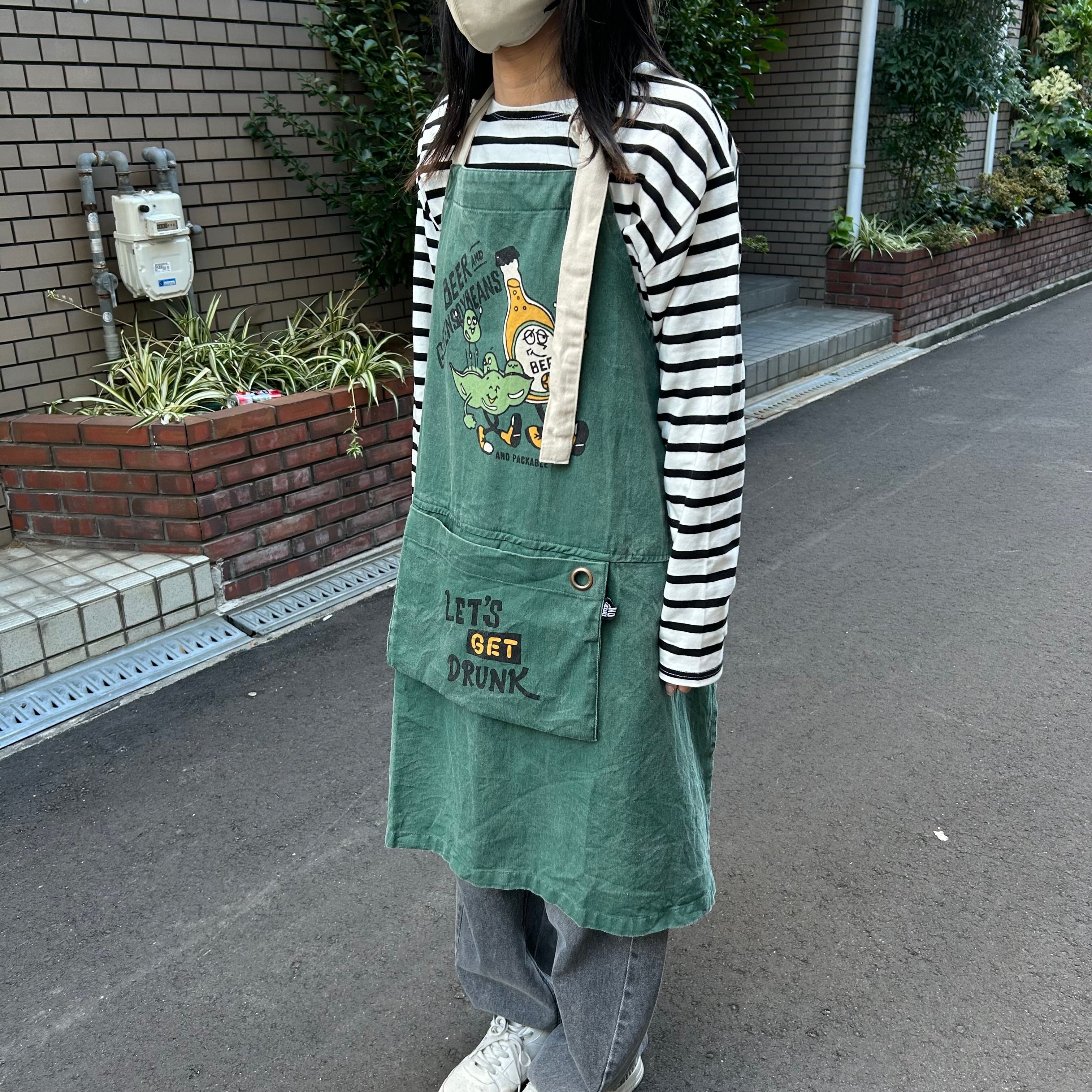 AND PACKABLE】ビール&枝豆 エプロン(75823) | JOLIE