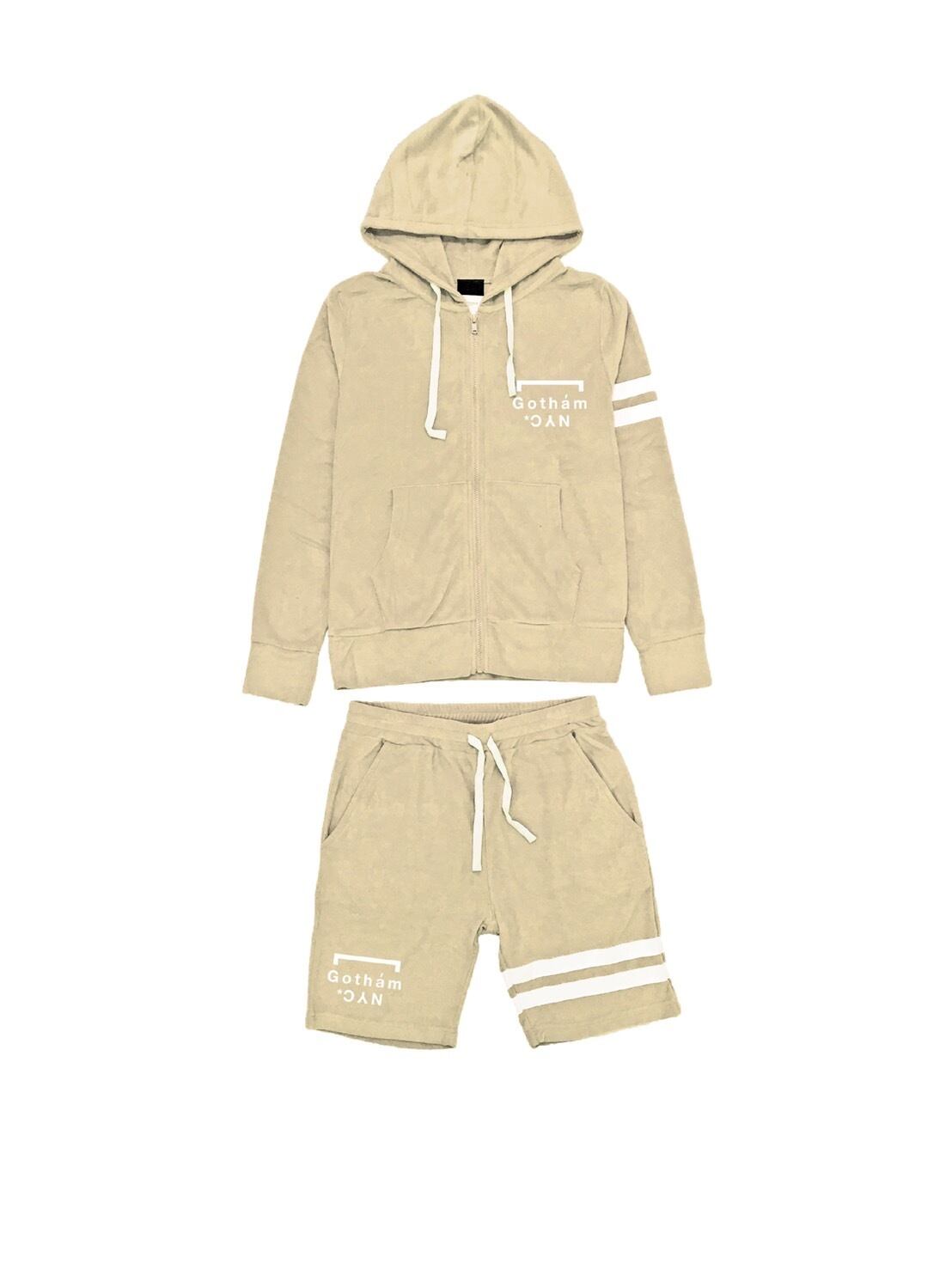 GOTHAM.NYC / GN679 / BEIGE / パイルセットアップ