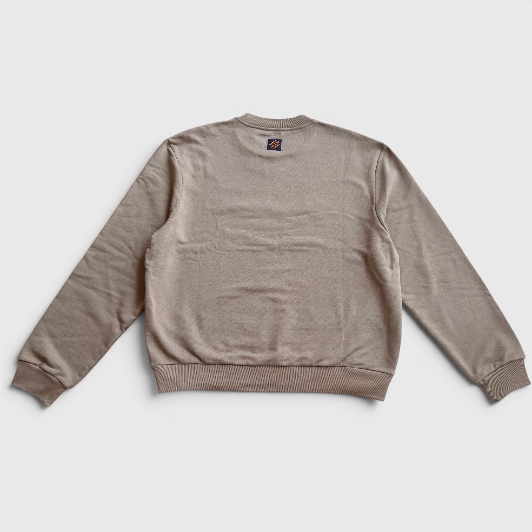 LOUIS VUITTON エンブロイダリー シグネチャー クルーネック サンド XL