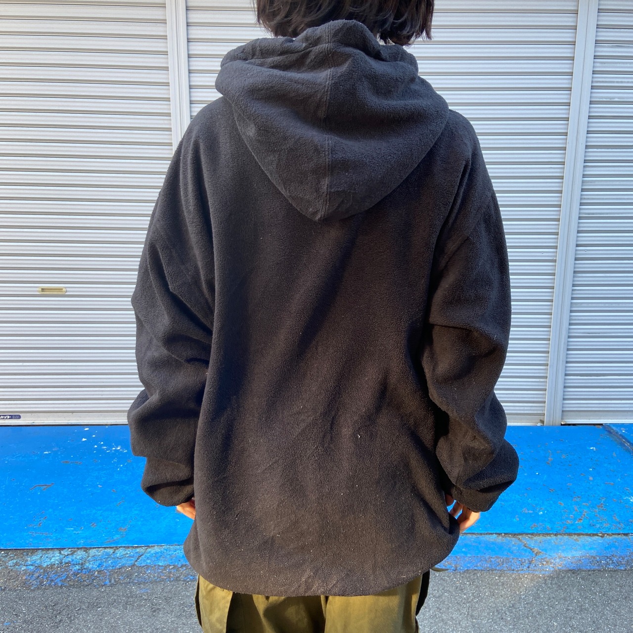 ビッグサイズ Champion チャンピオン ハーフジップ フリースパーカー 
