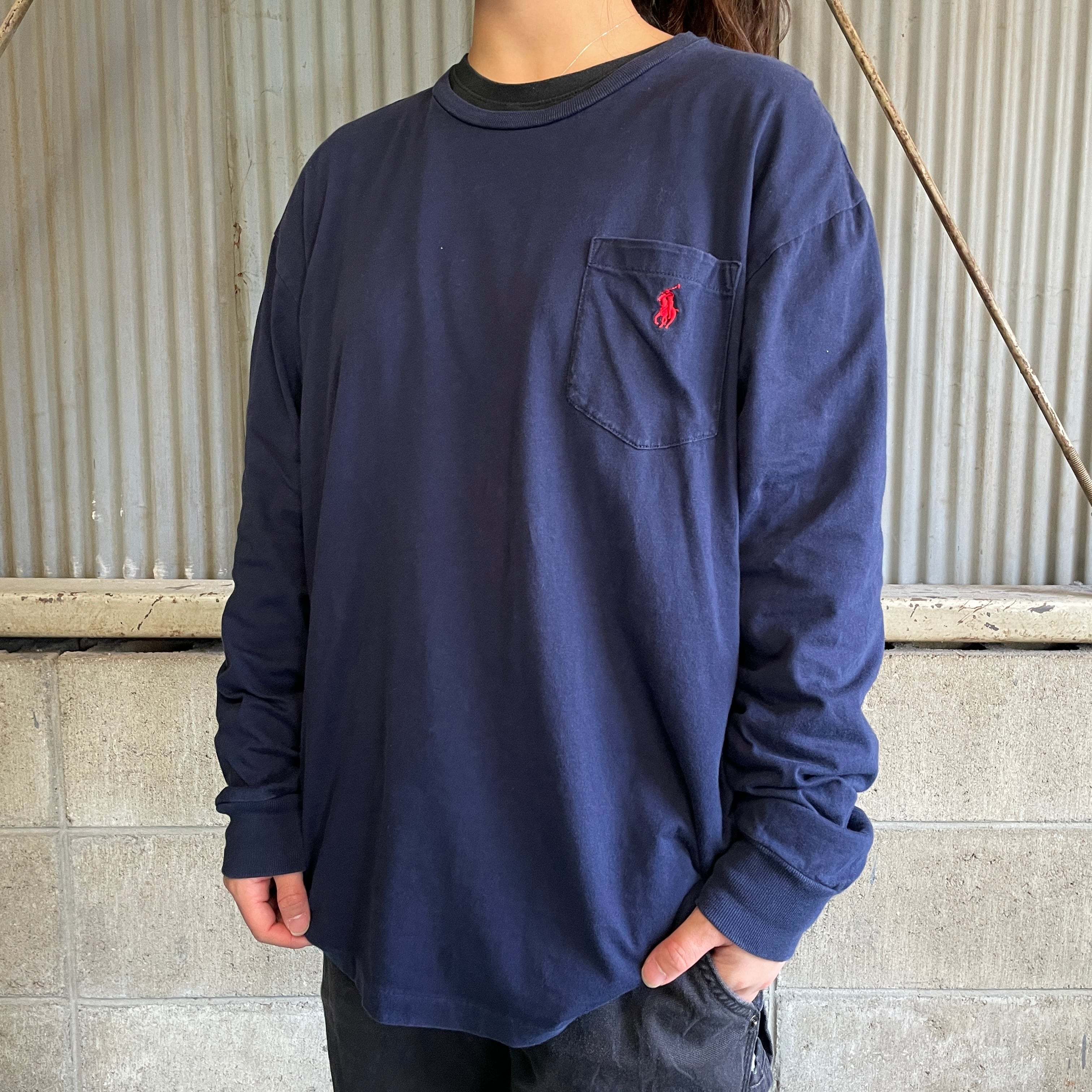 Polo Ralph Lauren ポロラルフローレン ポケット ロングTシャツ メンズ 