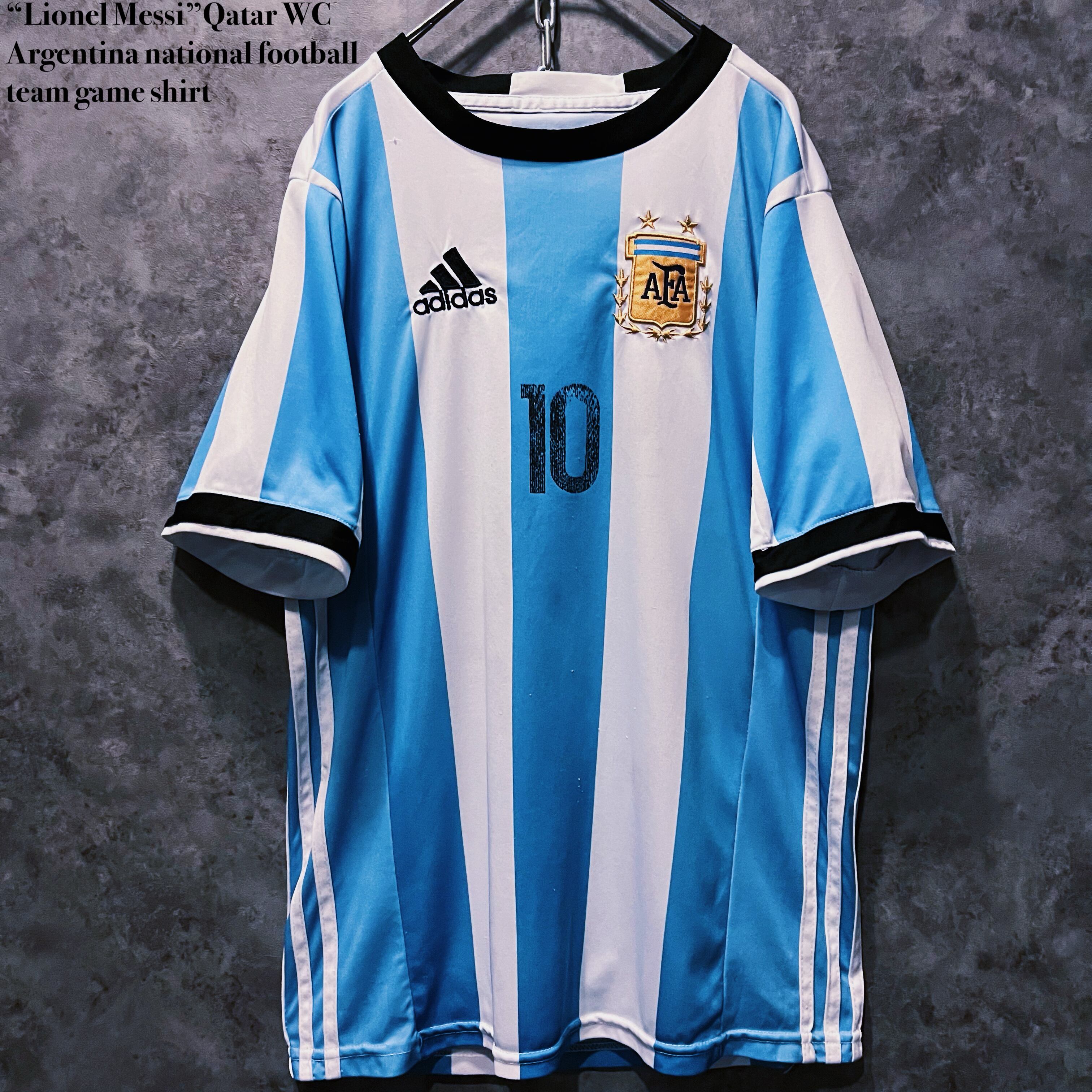 【doppio】“Lionel Messi”Qatar WC Argentina national football team game shirt