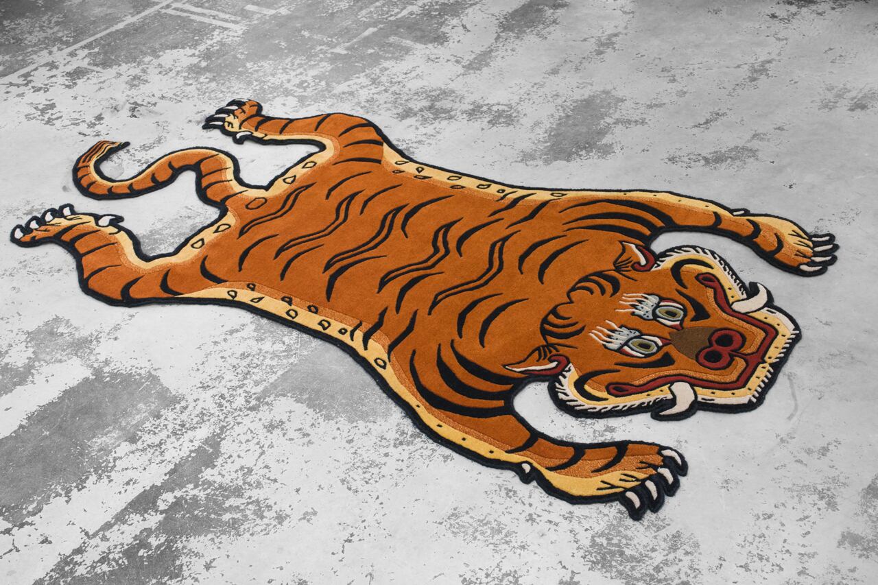 Tibetan Tiger Rug 《Lサイズ•プレミアムウール301》チベタンタイガー