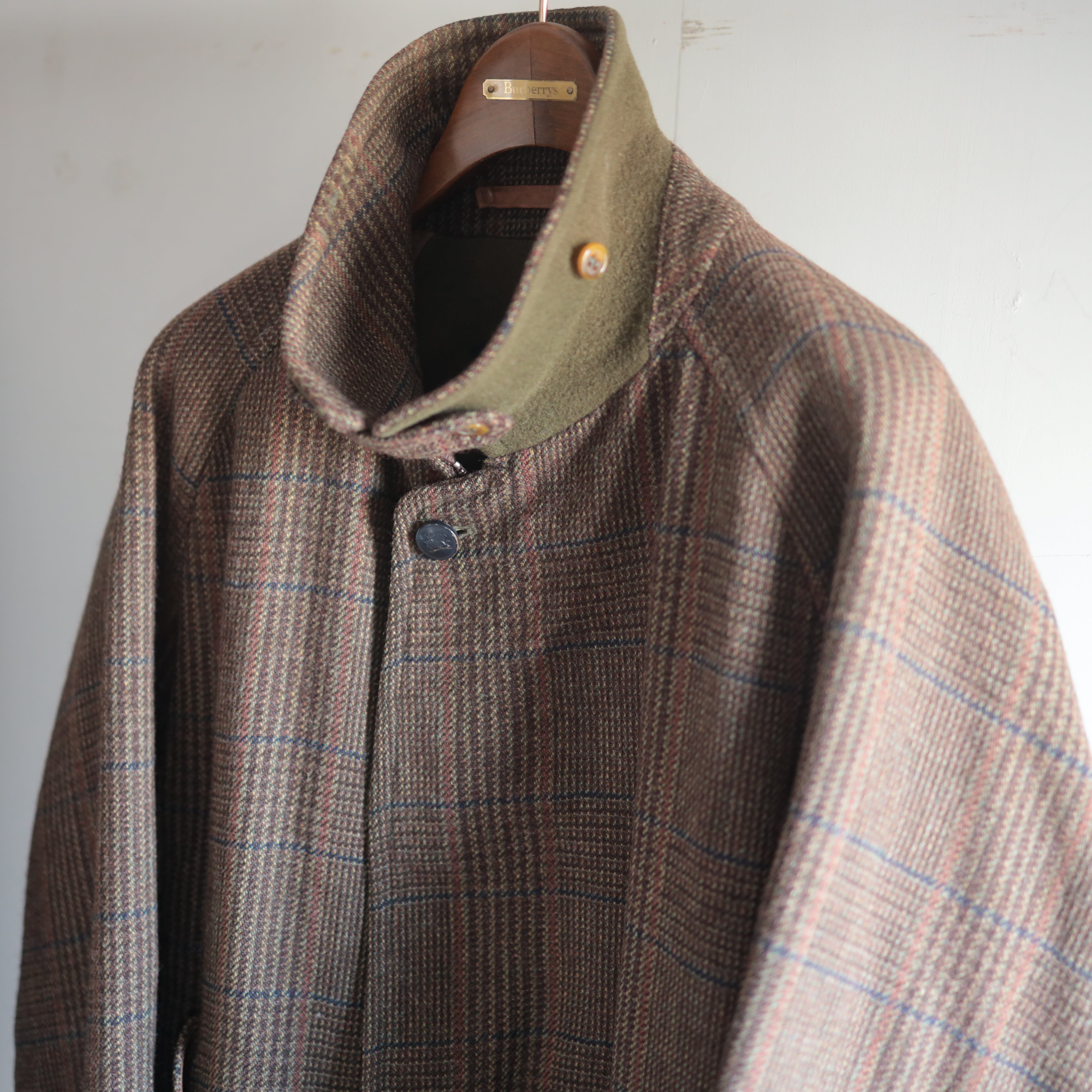【一枚袖】1980s Vintage Burberrys Single Raglan Jacket