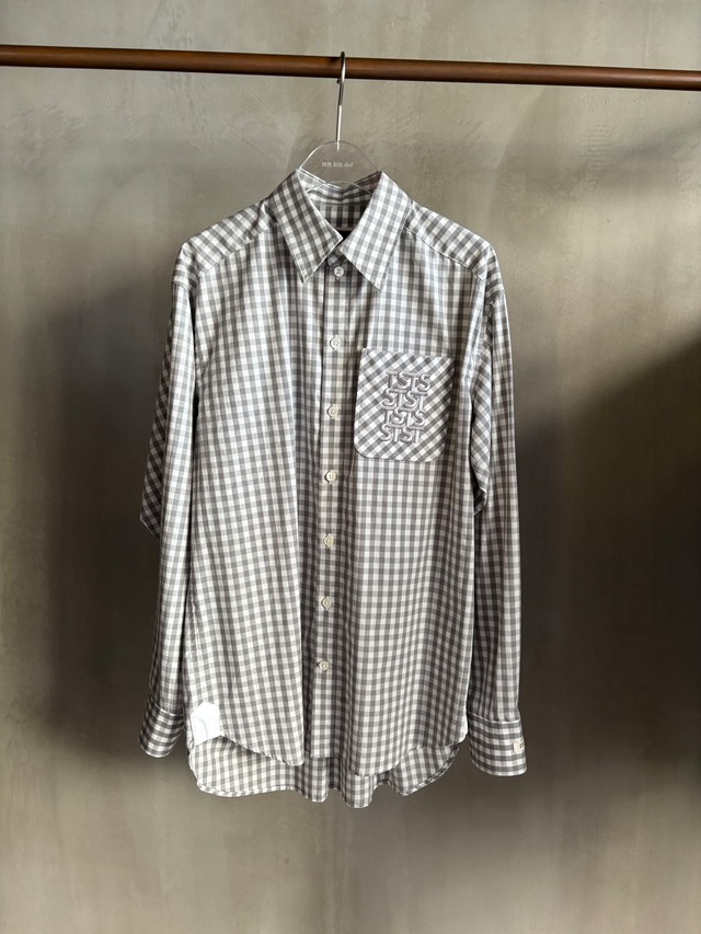 TSTS 【TSTS GINGHAM SHIRT -GRAY GINGHAM-】